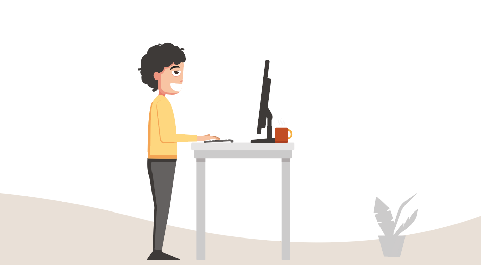 Illustration couverture douleurs travail sur écran