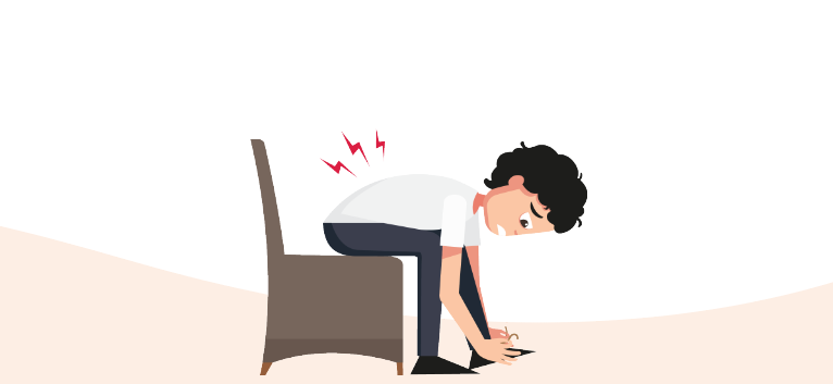 Illustration couverture hernie discale