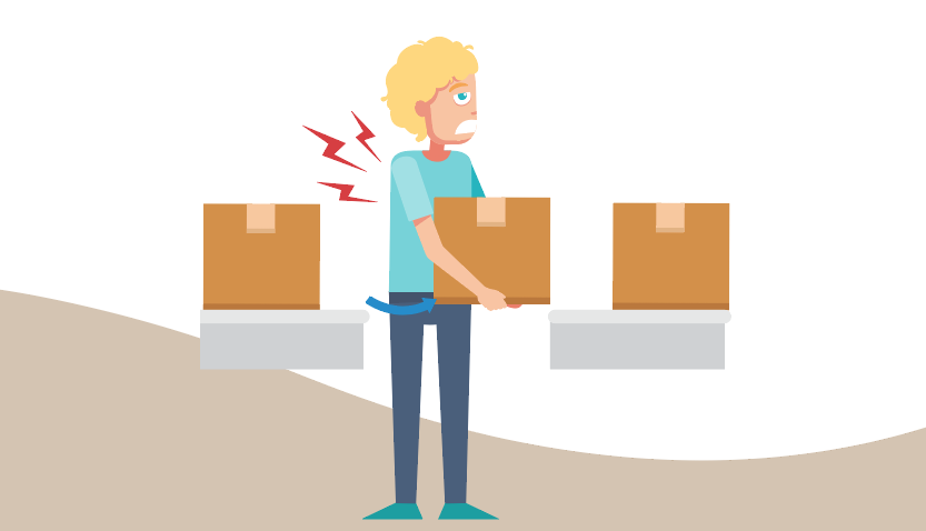 Illustration couverture lombalgie manutention