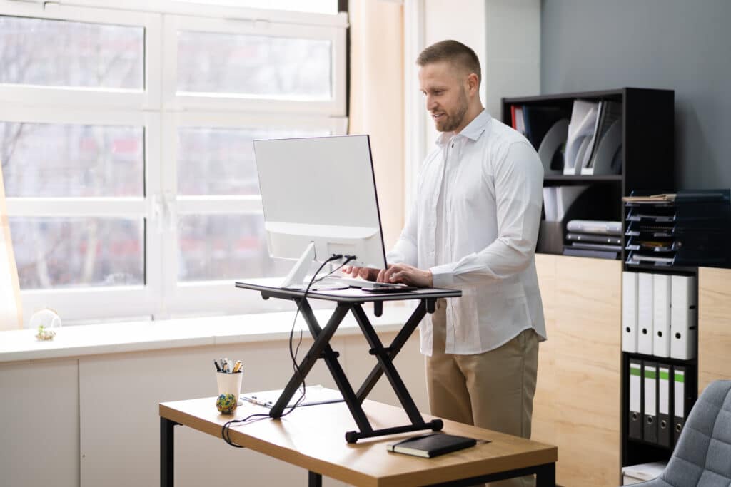 Adjustable,Height,Desk,Stand,For,Office,Computer